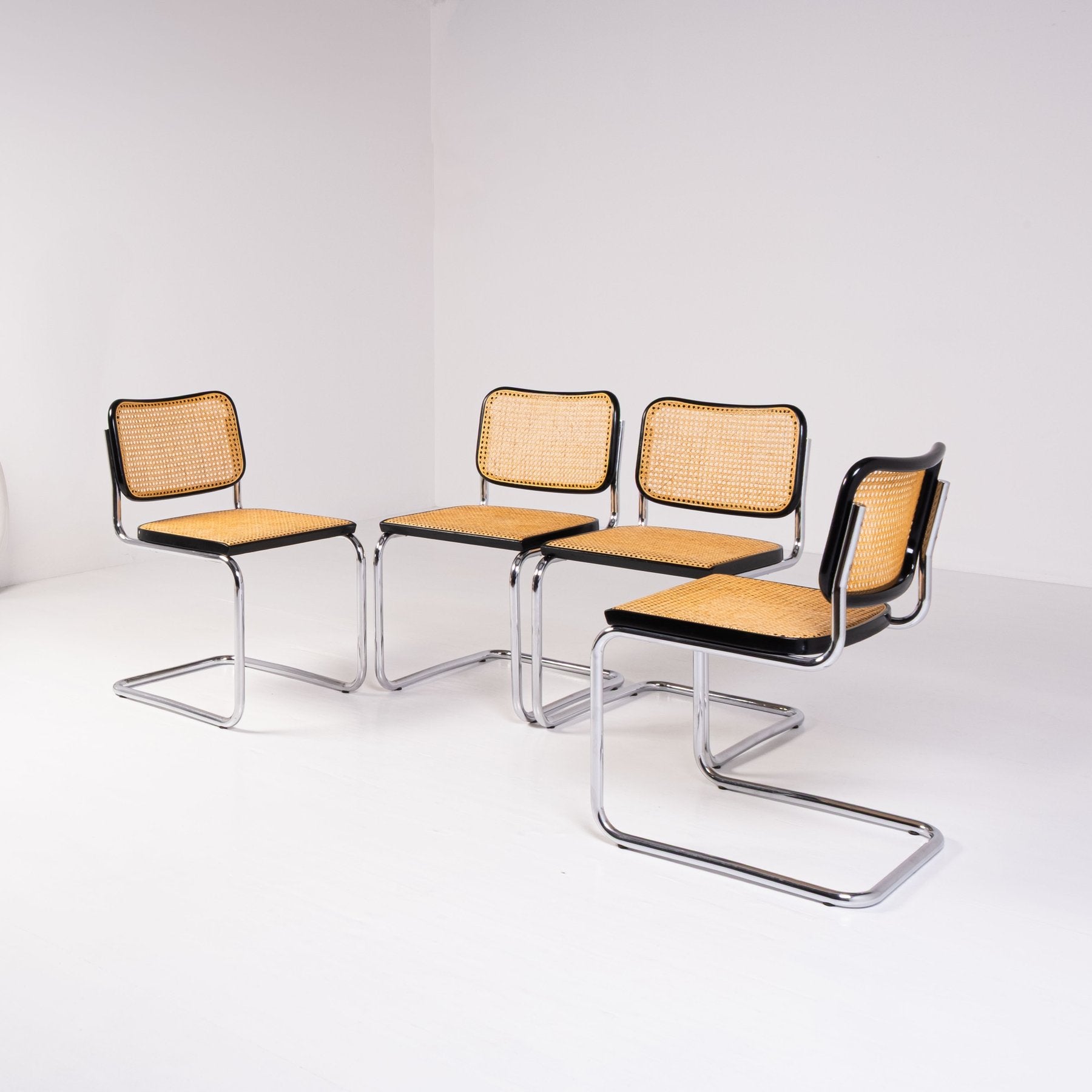 Gavina Cesca Dark Cane- 4 Sedie