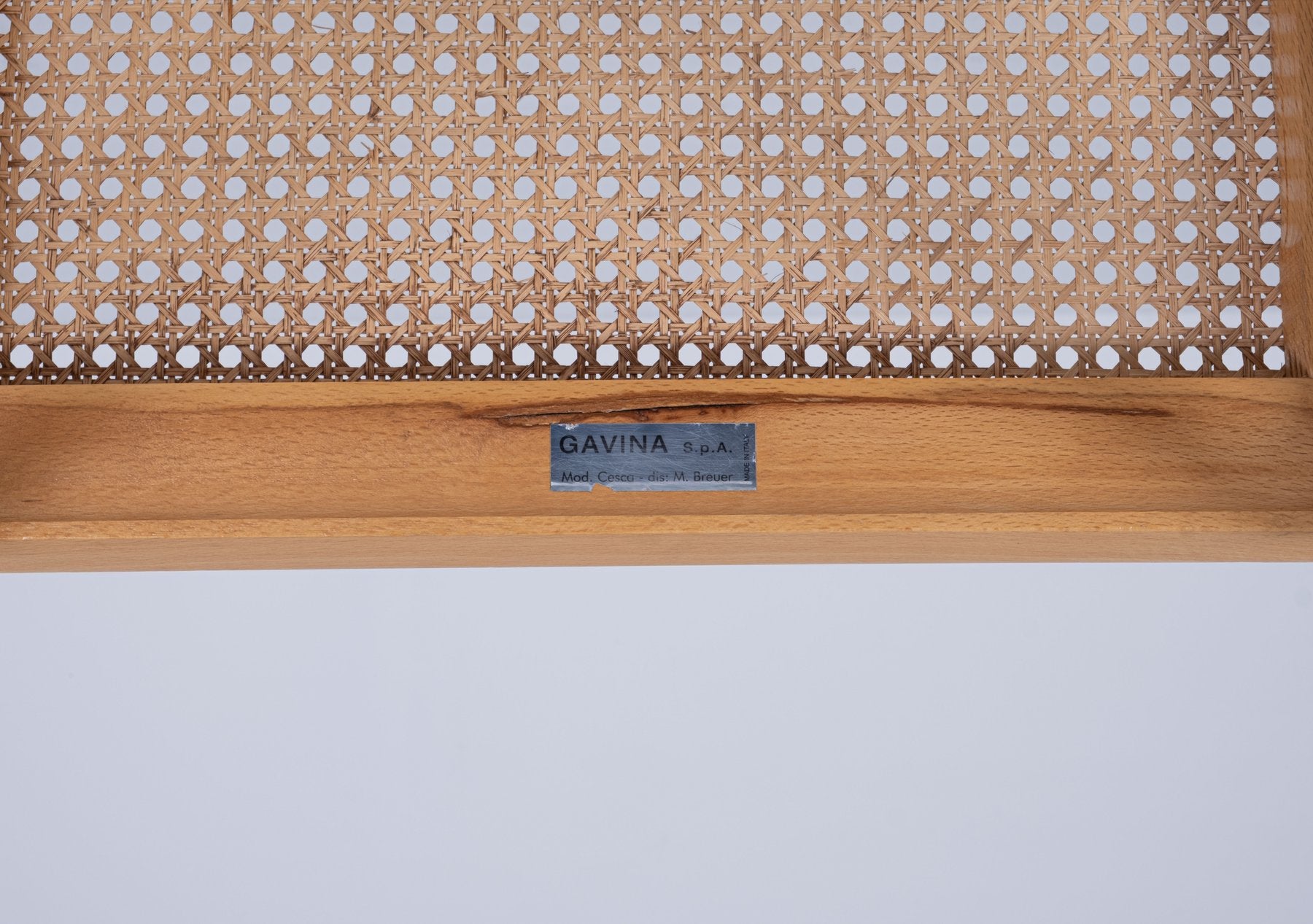 Gavina Cesca Light Cane- 4 Sedie