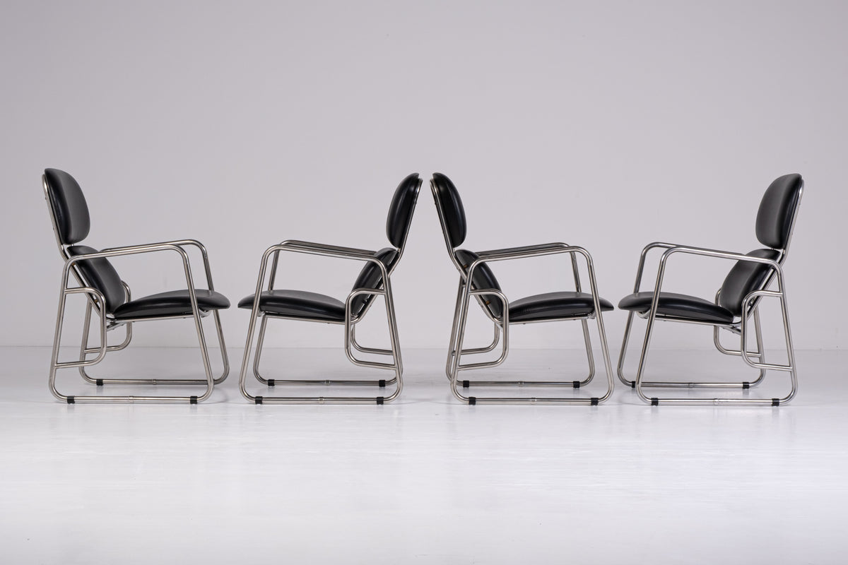 Italian Lounge Chair Set, view 2 of 7, vintage, Assembly Vintage Dubai