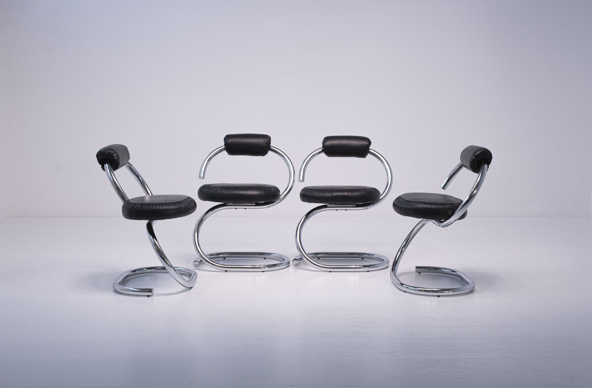 Giotto Stoppino Cobra Chairs