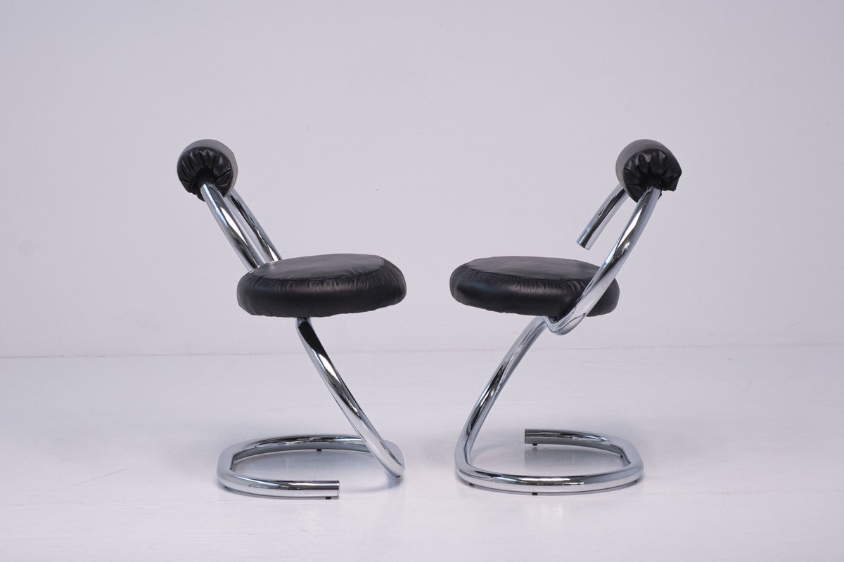 Giotto Stoppino Cobra Chairs