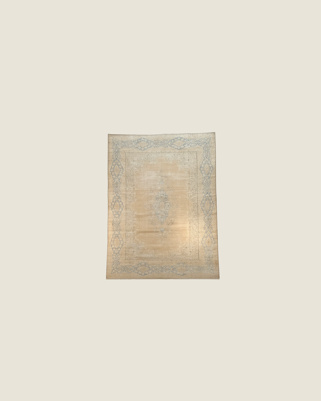 Persian Kerman Carpet Butter yellow