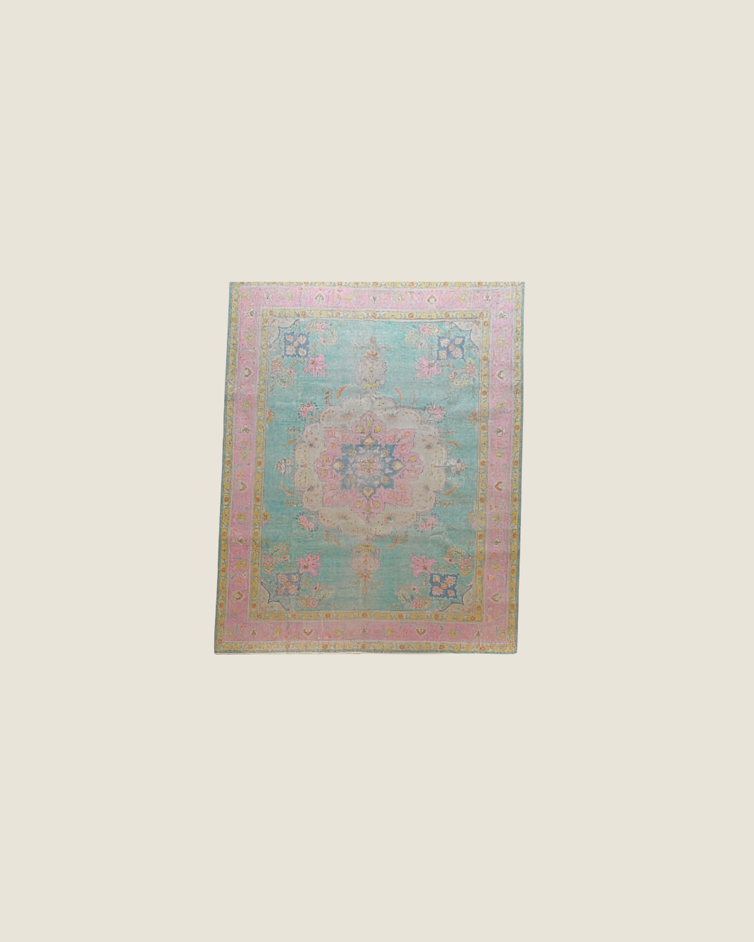 Tabriz Persian Carpet Pastel 1, view 1 of 4, vintage, Assembly Vintage Dubai