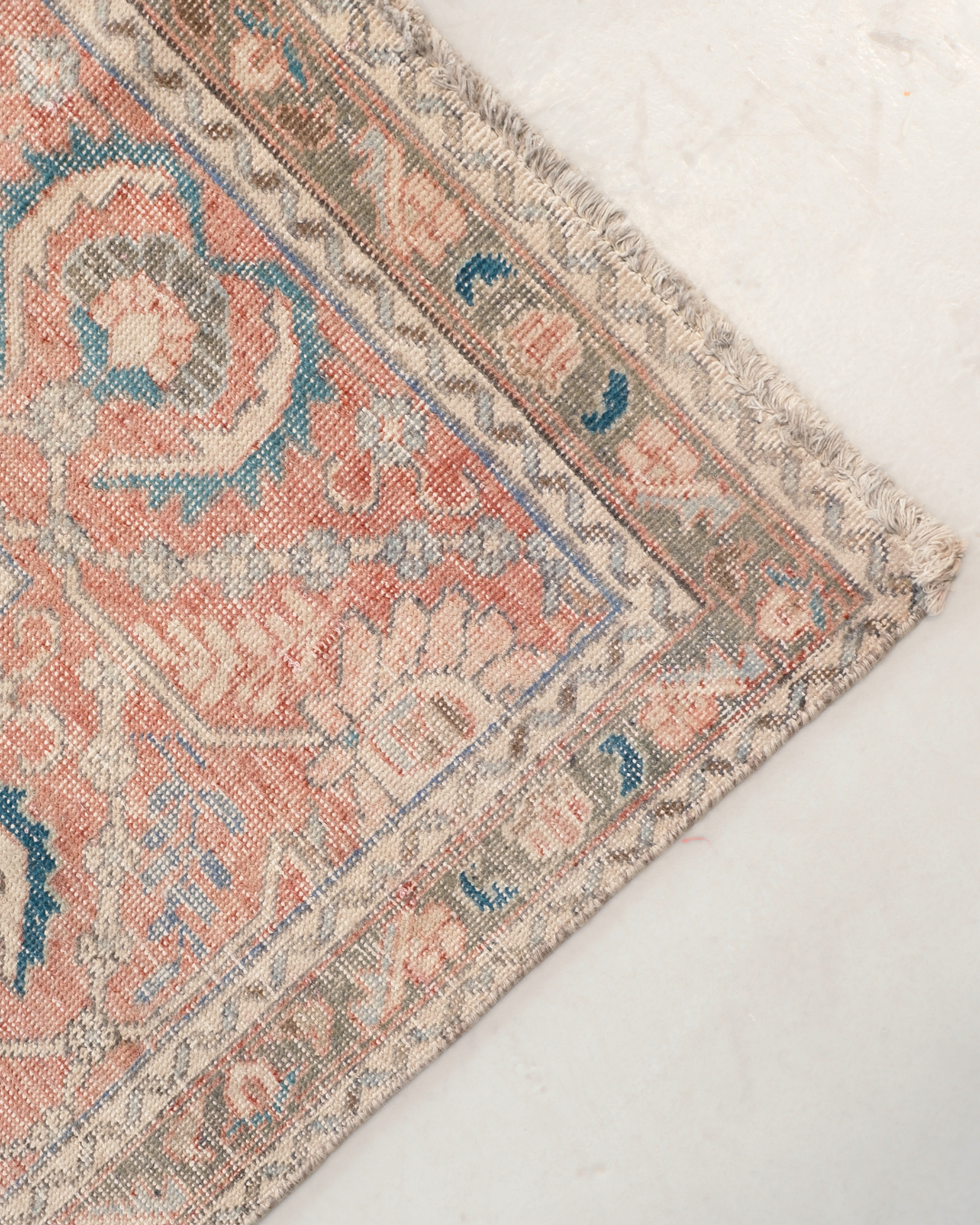 Tabriz Persian Carpet Peach