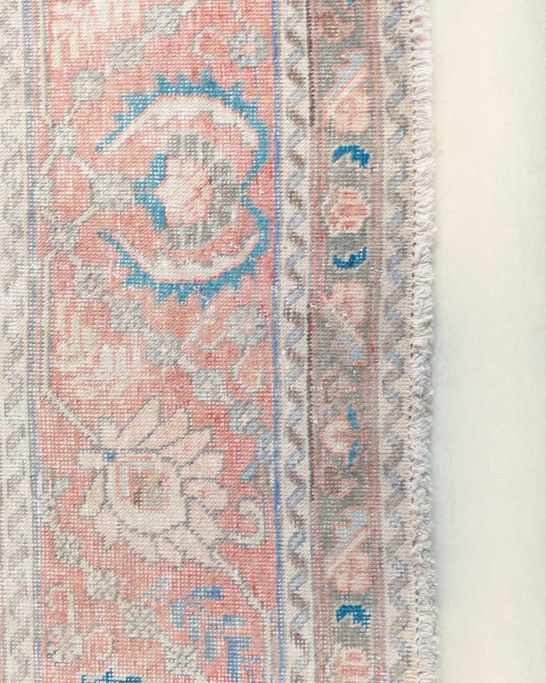 Tabriz Persian Carpet Peach