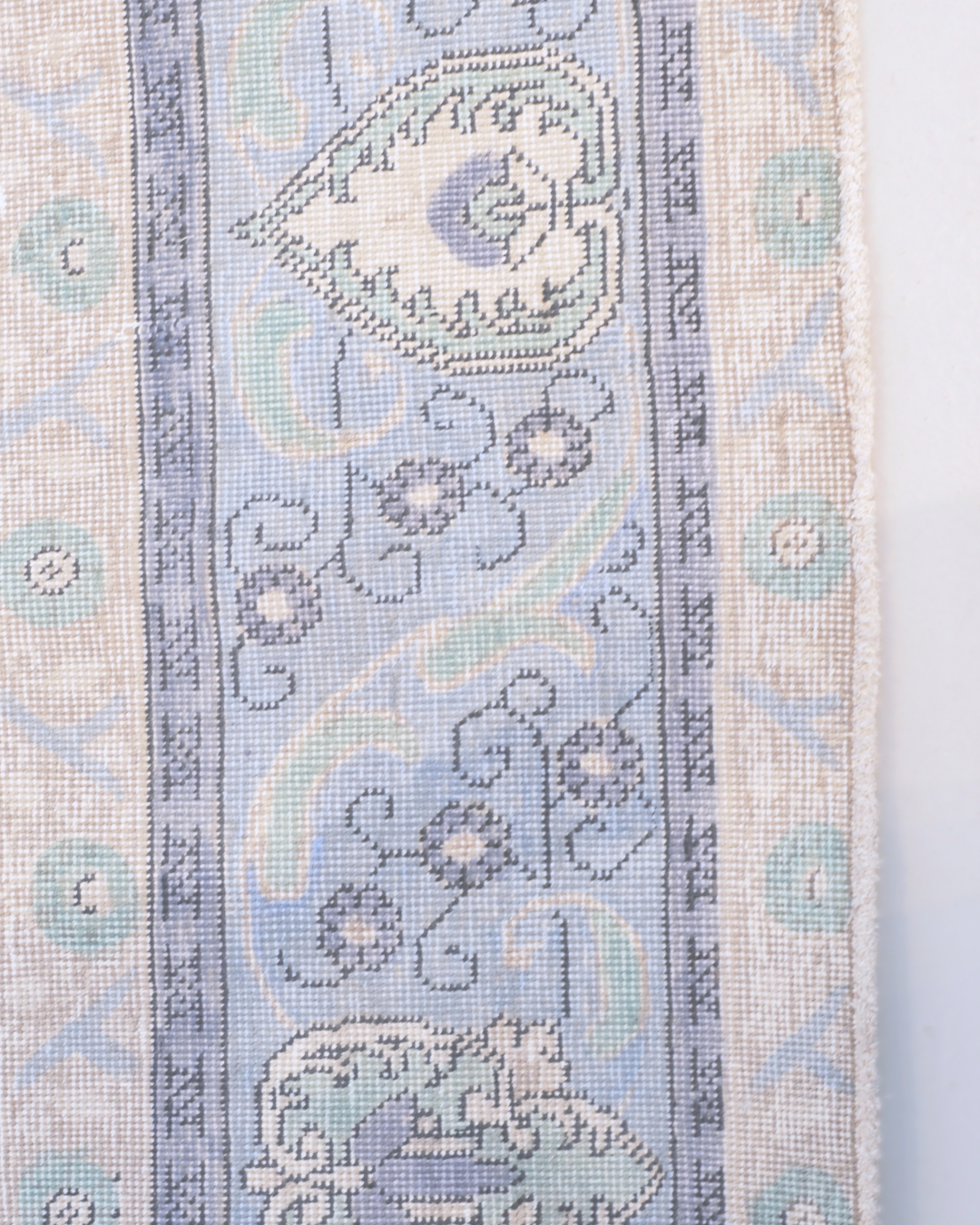 Tabriz Persian Carpet Pastel Blue Beige