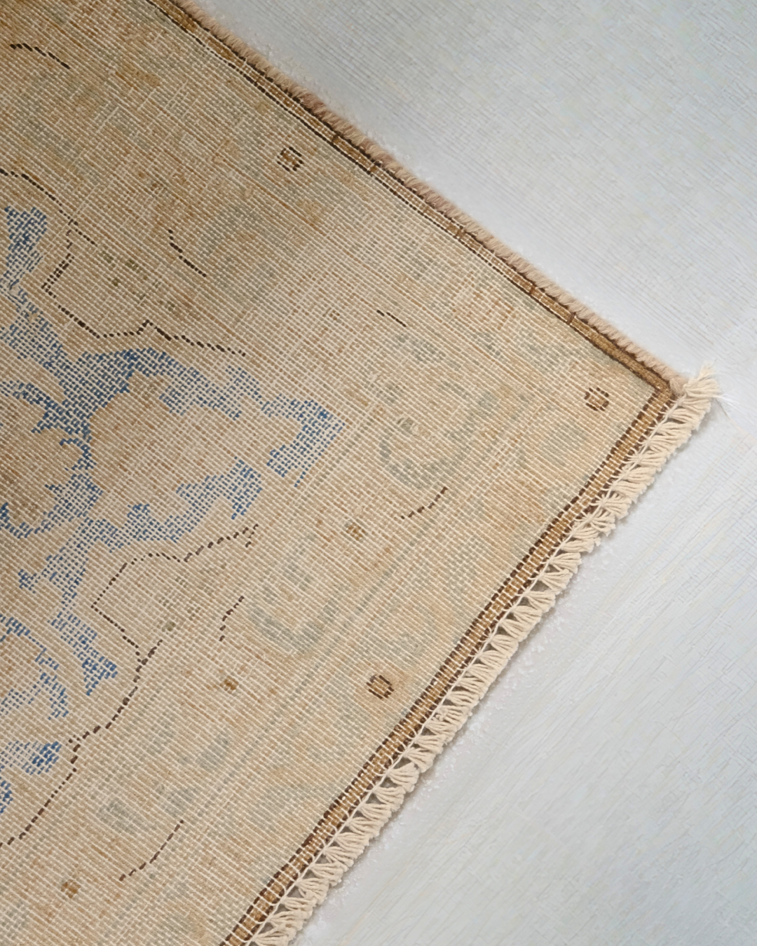 Persian Kerman Carpet Butter yellow
