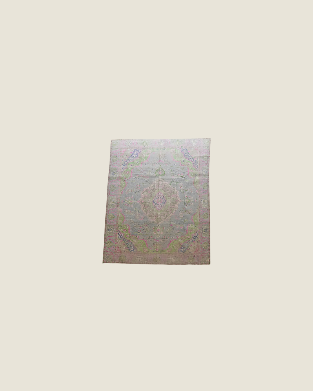 Tabriz Persian Carpet Multi-colour, view 1 of 3, vintage, Assembly Vintage Dubai