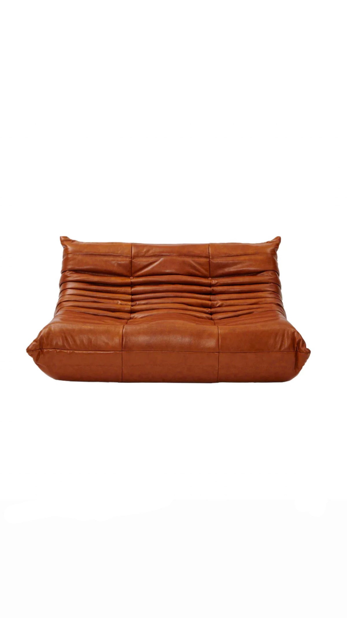 Togo Sofa and pouf, view 1 of 3, vintage, Assembly Vintage Dubai