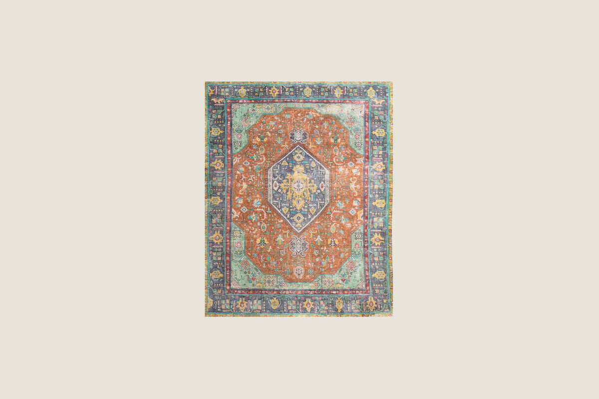 Persian Carpet Burnt orange, view 1 of 5, vintage, Assembly Vintage Dubai