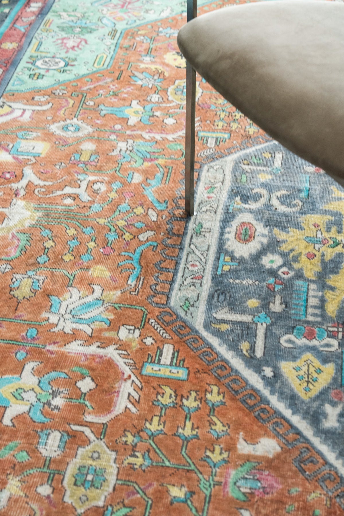 Persian Carpet Burnt orange, view 2 of 5, vintage, Assembly Vintage Dubai