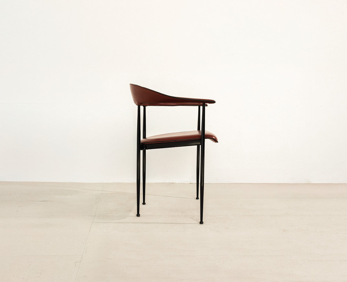 Fasem Cognac Vegetal Chair, view 1 of 4, vintage, Assembly Vintage Dubai