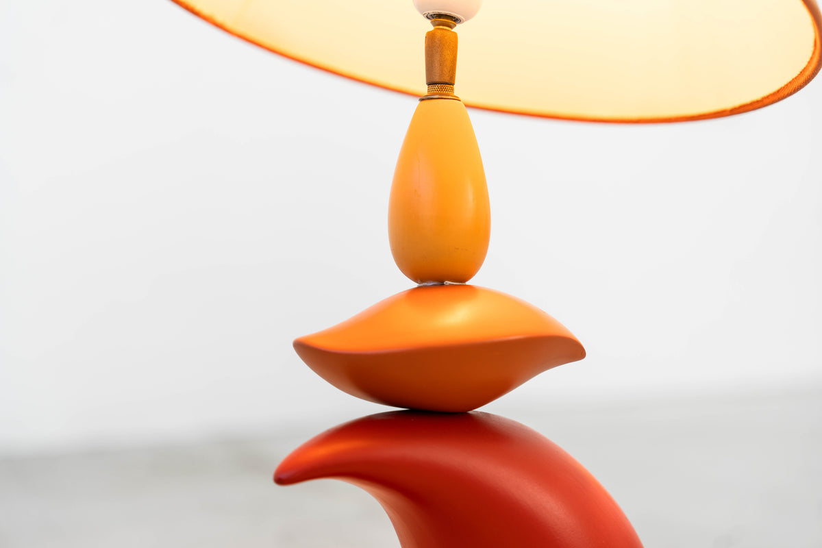 Colorful Wood Table Lamp (Small), view 2 of 4, vintage, Assembly Vintage Dubai