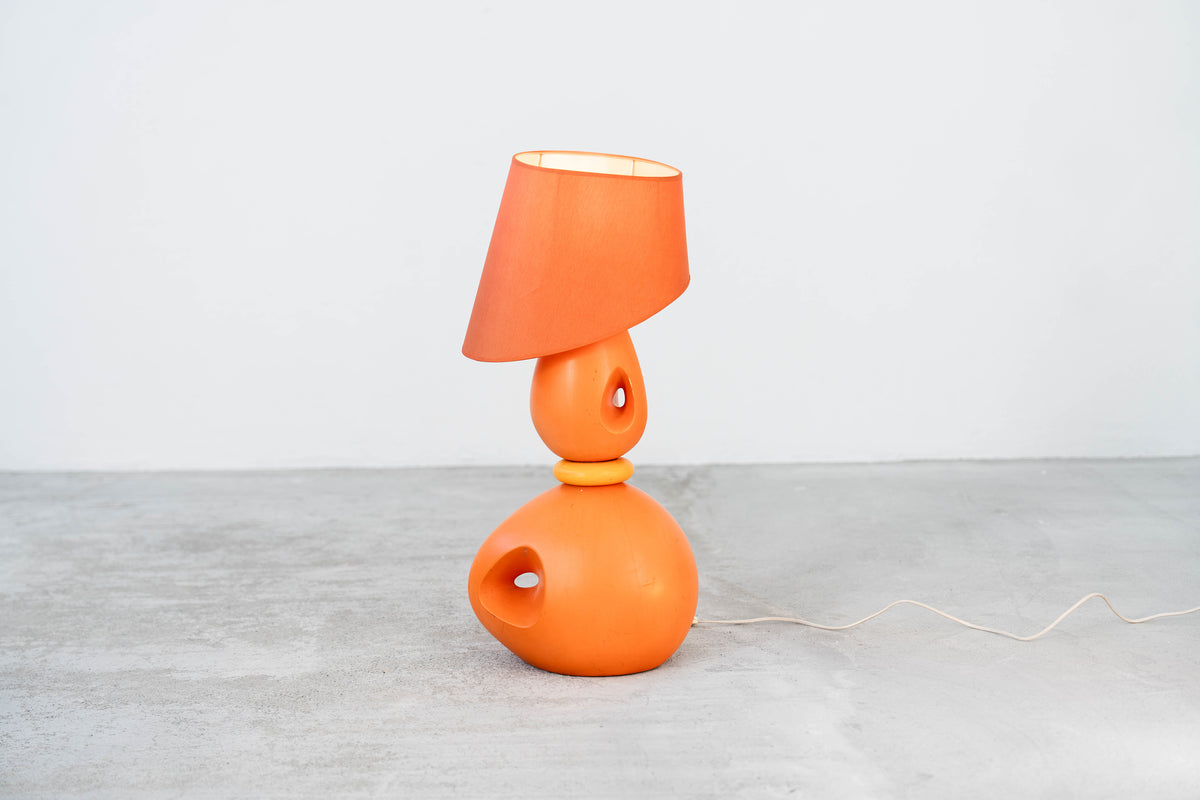 Colorful Wood Table Lamp (Large), view 1 of 4, vintage, Assembly Vintage Dubai