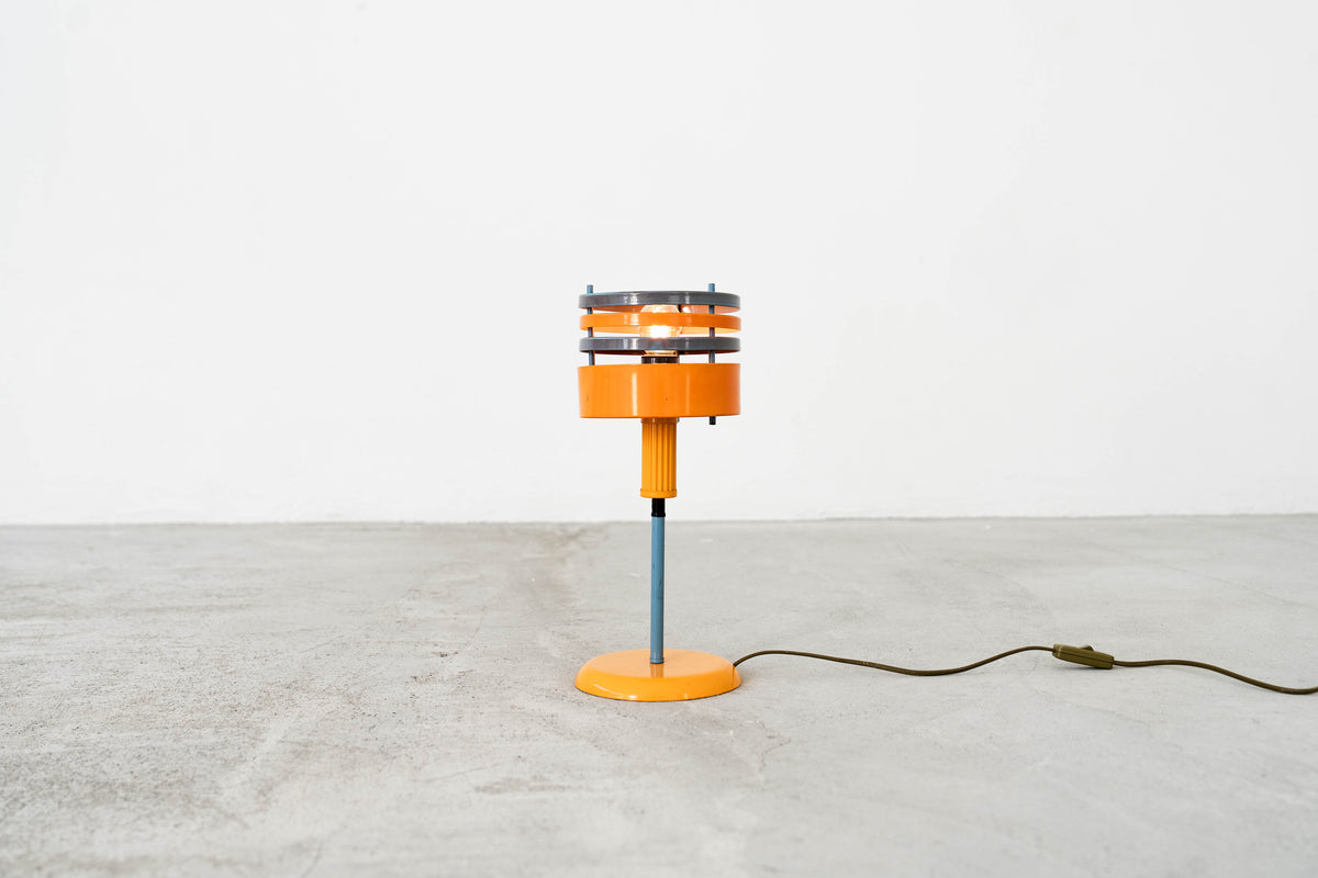 Metal Yellow Lamp, view 1 of 4, vintage, Assembly Vintage Dubai