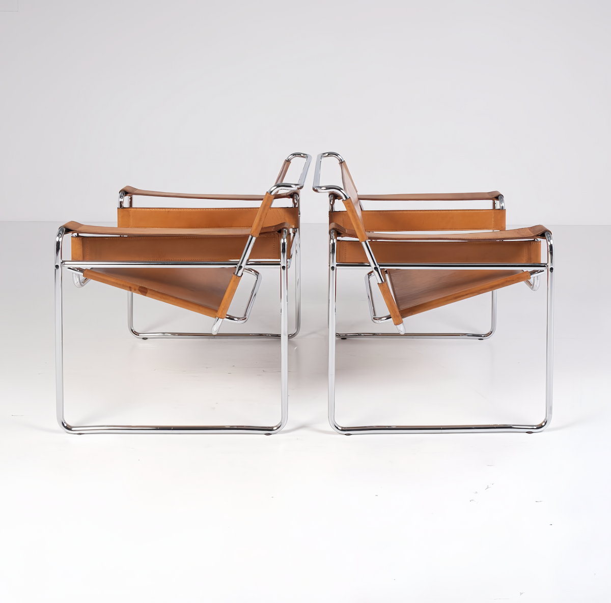 Wassily Gavina cognac, view 2 of 3, vintage, Assembly Vintage Dubai