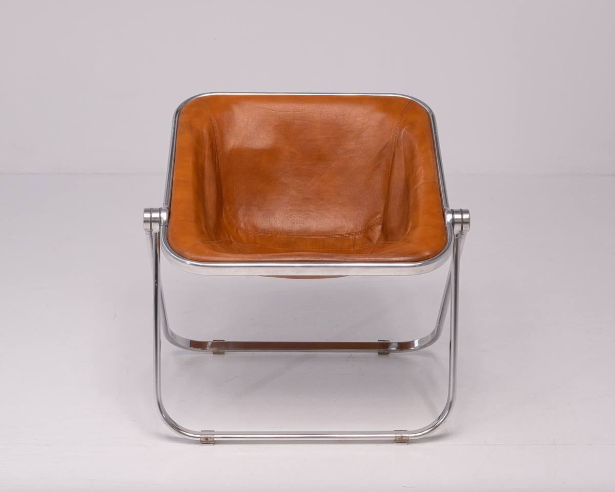 Anonima Castelli Leather Plona Chair