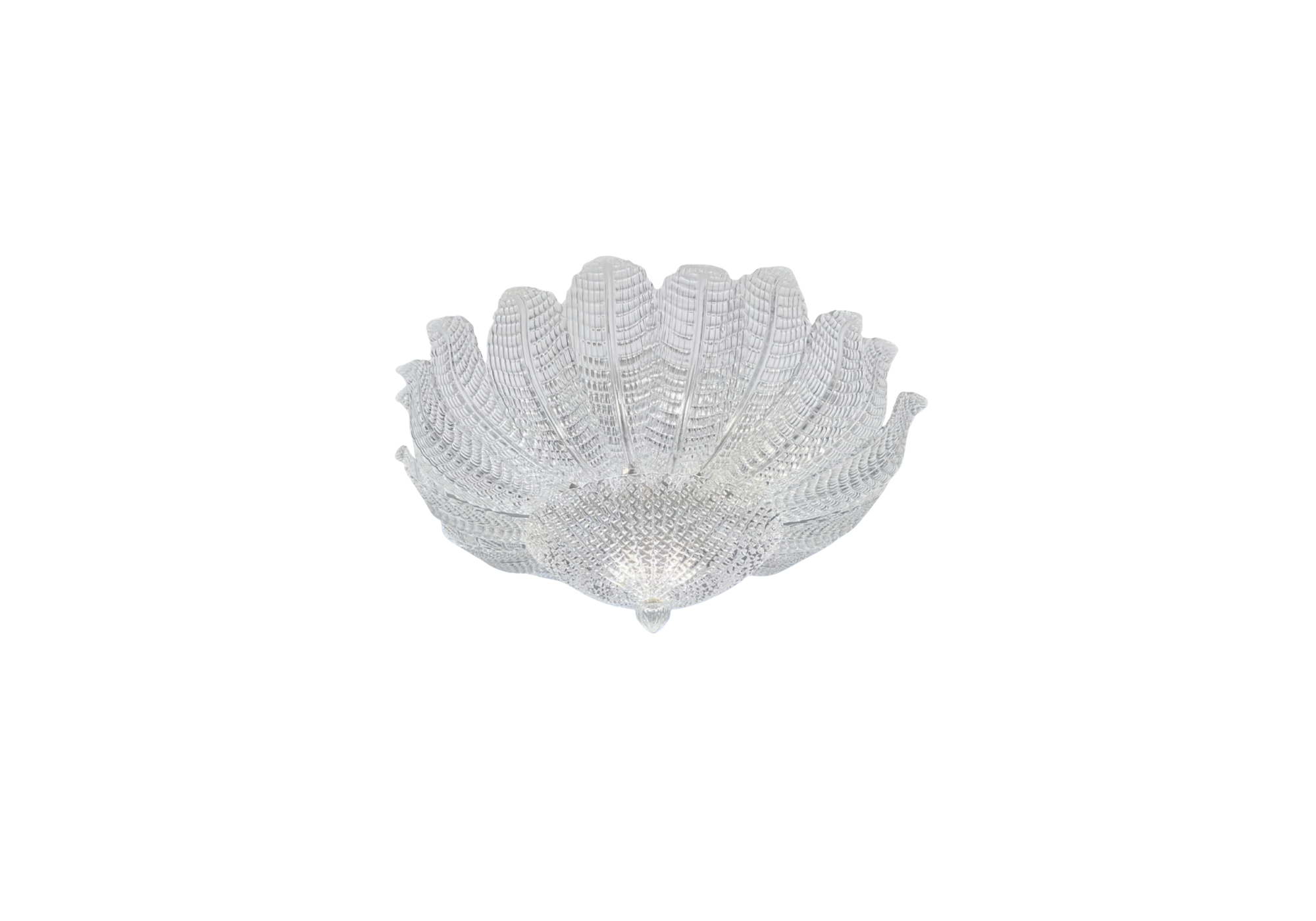 Flower Ceiling Murano Lamp Transparent